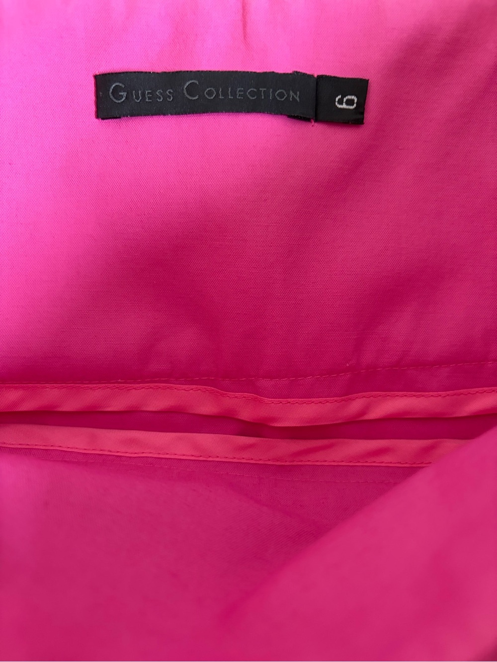 Guess Collection Y2K Vintage Pink Lace Up Suede Micro Mini Skirt Women’s Size 6 - Picture 6 of 11